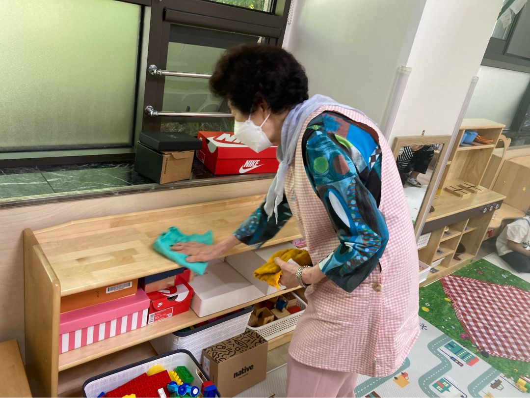 [노인일자리]2022년 노인일자리 및 사회활동 지원사업 보육시설도우미 참여자 5월 활동 현장모니터링