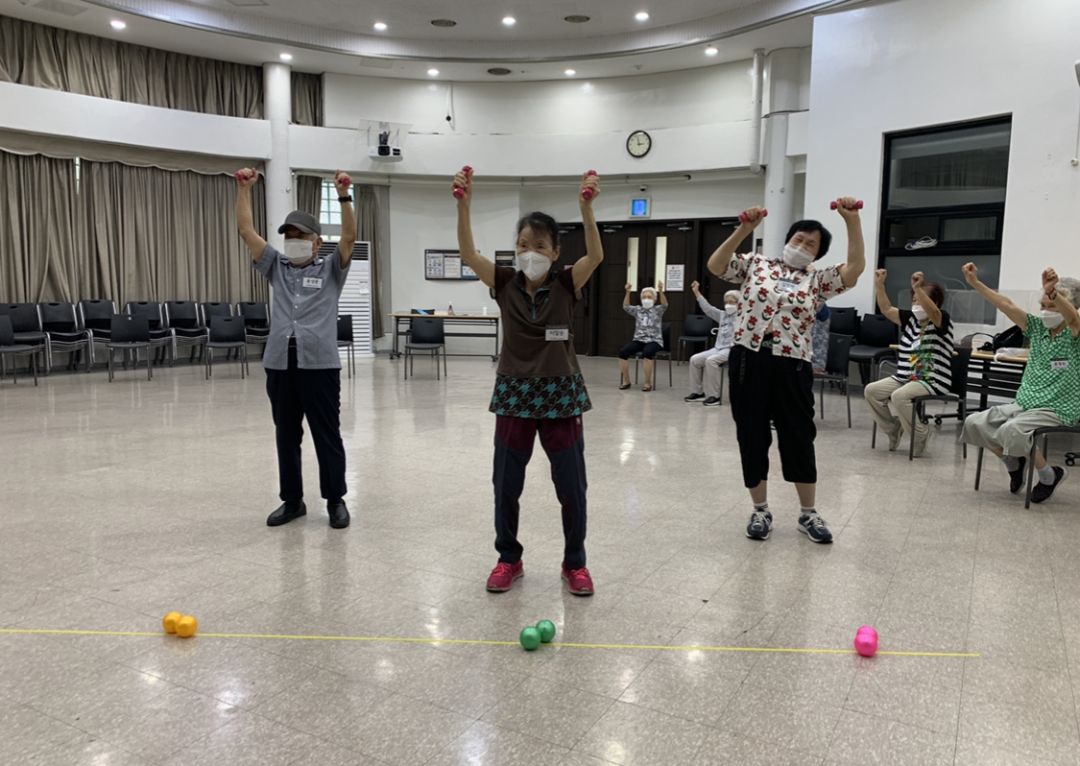 [기능회복] 치매 예방 운동프로그램 「뇌튼튼 몸튼튼」 8월 2주차 실시