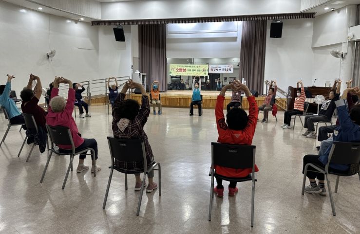 [건강생활] 허약예방프로그램 <소행성> 11회기 운동교육 진행