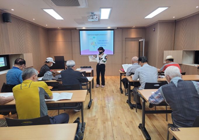 [건강증진] 인지활동서비스 뇌건강학교 <더+총명> 9회기 실시
